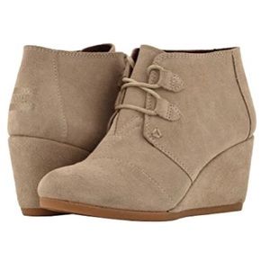 TOMS Kala Suede Booties - Desert Taupe